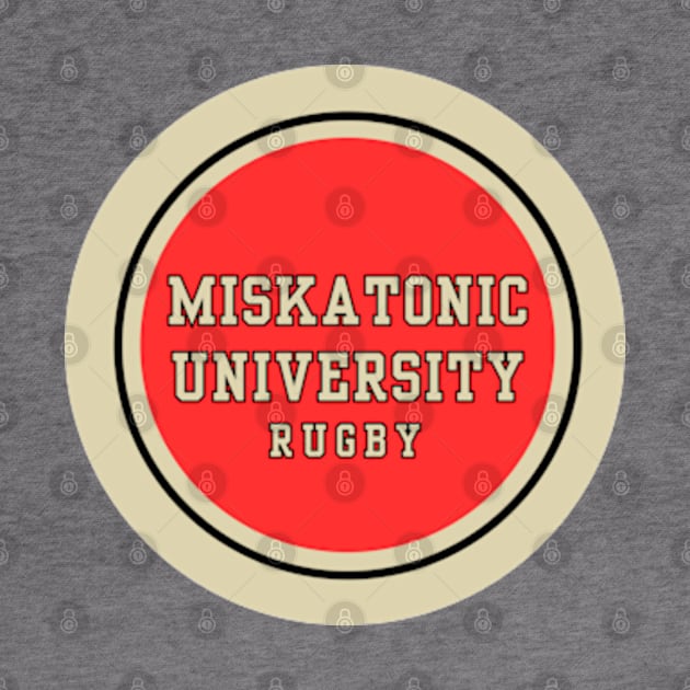 Miskatonic University Rugby Team by Desert Owl Designs